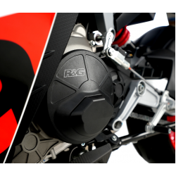 Комплект протектори за двигател R&G RACING Pro Engine Case Protection Covers (Set 2 pieces) - Black Aprilia RS660 / Tuono660 / Tuareg