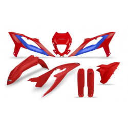 Комплект пластмаси UFO Beta RR250-450 23-24 червен-син