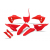 Комплект пластмаси UFO Honda CRF250R/RX 25-26, CRF450R/RX 25-26 Червен thumb