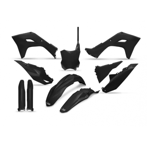 Комплект пластмаси UFO Kawasaki KX250F 25-26, KX450F 24-26 Черен Комплект пластмаси UFO Kawasaki KX250F 25-26, KX450F 24-26 Черен