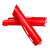 Пластмаси за предница UFO Honda CRF250R/RX 19-25, CRF450R/RX 19-25 Червен  thumb