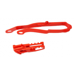 Водач и плъзгач UFO CR125/250 07, CRF250R/450R 07-09, CR-F250X/450X 07-17 червен 