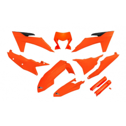 Комплект пластмаси UFO KTM EXC-F250-501 24-25, EXC150/250 24-25, EXC300 24-25 Оранжев Fluo 