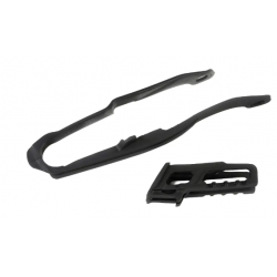 Водач и плъзгач UFO Honda CR125/250 07, CR-F250R/450R 07-09, CR-F250X/450X 07-17 черен