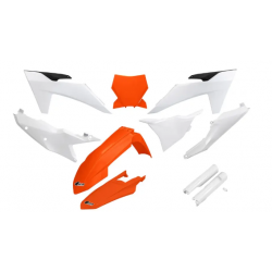 Комплект пластмаси UFO KTM SX/SX-F 23-24 ОЕМ Бял