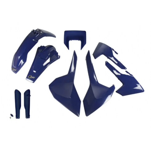 Комплект пластмаси UFO Husqvarna TE/FE/TX 17-19 Син Комплект пластмаси UFO Husqvarna TE/FE/TX 17-19 Син