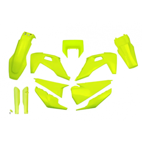 Комплект пластмаси UFO Husqvarna TX 20-22, TE/FE 20-23 Жълт Комплект пластмаси UFO Husqvarna TX 20-22, TE/FE 20-23 Жълт