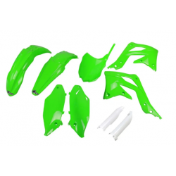 Комплект пластмаси UFO Kawasaki KX450F 13-15 Зелен Комплект пластмаси UFO Kawasaki KX450F 13-15 Зелен