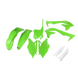 Комплект пластмаси UFO Kawasaki KX450F 16-17 Зелен