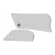 Протектор за резервоар R&G RACING Eazi-Grip Evo Tank Traction Pads Set - Clear Kawasaki ZX 10RR thumb