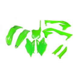 Комплект пластмаси UFO Kawasaki KX450F 16-17 Зелен Комплект пластмаси UFO Kawasaki KX450F 16-17 Зелен