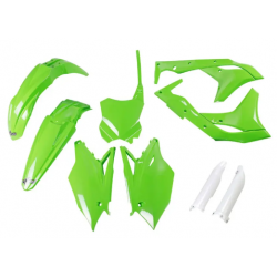 Комплект пластмаси UFO Kawasaki KX250F 17 Зелен Комплект пластмаси UFO Kawasaki KX250F 17 Зелен