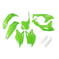 Комплект пластмаси UFO Kawasaki KX250F 18-20 Зелен