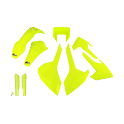 Комплект пластмаси UFO Husqvarna TE/FE/TX 17-19 Жълт