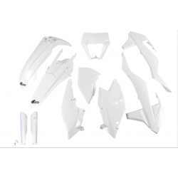 Комплект пластмаси UFO за EXC 17-19 WHITE Комплект пластмаси UFO за EXC 17-19 WHITE