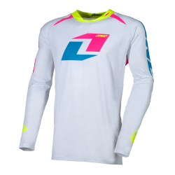 Мотокрос блуза ONE INDUSTRIES X-297 MIAMI WHITE Мотокрос блуза ONE INDUSTRIES X-297 MIAMI WHITE