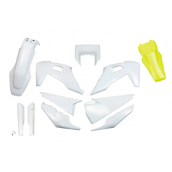 Комплект пластмаси UFO Husqvarna TX 20-22, TE/FE 20-23 ОЕМ Бял