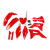 Комплект пластмаси UFO Honda CRF250R 18-21, CRF450R 17-20 Червен thumb