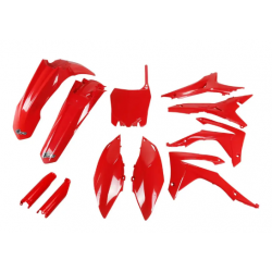 Комплект пластмаси UFO Honda CRF250R 14-17, CRF450R 13-16 Червен Комплект пластмаси UFO Honda CRF250R 14-17, CRF450R 13-16 Червен