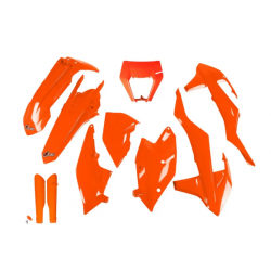 Комплект пластмаси UFO KTM EXC/EXC-F 17-19 Оранжев Fluo Комплект пластмаси UFO KTM EXC/EXC-F 17-19 Оранжев Fluo