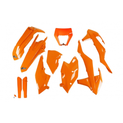 Комплект пластмаси UFO KTM EXC/EXC-F 17-19 Оранжев