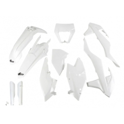 Комплект пластмаси UFO KTM EXC/EXC-F 17-19 Бял