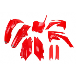 Комплект пластмаси UFO Honda CRF250R/450R 11-13 Червен Комплект пластмаси UFO Honda CRF250R/450R 11-13 Червен