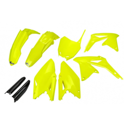 Комплект пластмаси UFO Suzuki RM-Z450 08-17 Жълт Комплект пластмаси UFO Suzuki RM-Z450 08-17 Жълт