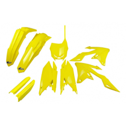 Комплект пластмаси UFO Suzuki RM-Z250 19-26, RM-Z450 18-26 Жълт