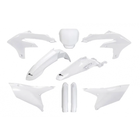Комплект пластмаси UFO Yamaha YZF450 23-26, YZF250 24-25 Бял Комплект пластмаси UFO Yamaha YZF450 23-26, YZF250 24-25 Бял