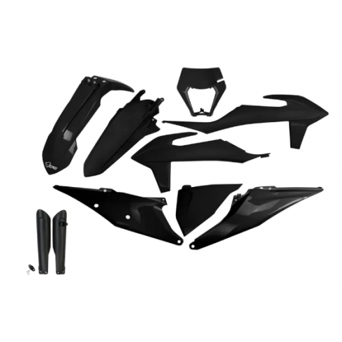 Комплект пластмаси UFO KTM EXC/EXC-F 20-23 Черен Комплект пластмаси UFO KTM EXC/EXC-F 20-23 Черен