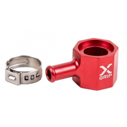 Алуминиев накрайник X-Grip за резервоар за гориво 2Т KTM, Husqvara и Gas-Gas Червен Алуминиев накрайник X-Grip за резервоар за гориво 2Т KTM, Husqvara и Gas-Gas Червен