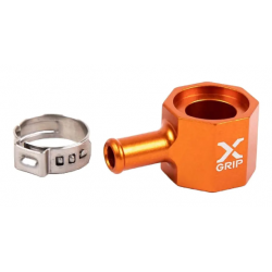 Алуминиев накрайник X-Grip за резервоар за гориво 2Т KTM, Husqvara и Gas-Gas Оранжев