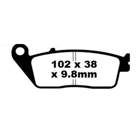 Накладки за мотор EBC SFA ORG SCOOTER SFA196 Накладки за мотор EBC SFA ORG SCOOTER SFA196