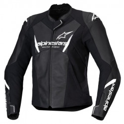 Дамско кожено яке ALPINESTARS Faster v3 Black/White