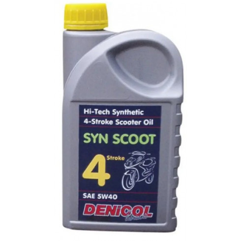 Масло за 4-тактови скутери DENICOL Syn Scoot 4 Stroke 5W40 Масло за 4-тактови скутери DENICOL Syn Scoot 4 Stroke 5W40