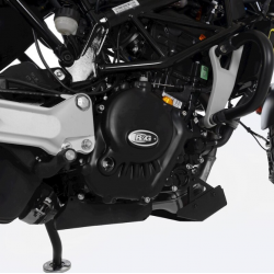 Протектор за двигател R&G RACING Race Series Right Crankcase Protection Cover - Black Husqvarna Svartpilen 125 21-23