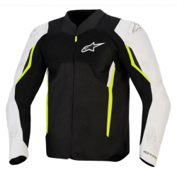 Текстилно яке ALPINESTARS AST AIR V3 BLACK/SILVER/YELLOW FLUO