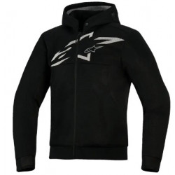 Мото суитшърт ALPINESTARS HOODIE CHROME SUPERAIR BLACK/GRAY/WH