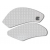 Протектор за резервоар R&G RACING Eazi-Grip Evo Tank Traction Pads Set - Clear Kawasaki Ninja ZX-6R 13-16 thumb