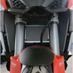 Протектор за радиатор R&G RACING Radiator Guard Red - Ducati Multistrada V4S