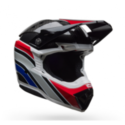 Мотокрос каска BELL Moto 10 Spherical - RSD Old Glory Gloss Red/Blue