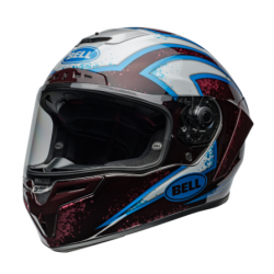 Мото каска BELL Race Star DLX Flex - Xenon Gloss Red/Silver