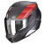 Модуларна каска SCORPION Exo-Tech Evo Carbon Genus Matt-Black-Red thumb