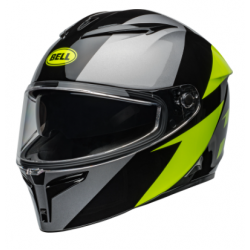 Мото каска BELL Lithium Mips - Shear Gloss Gray/Green