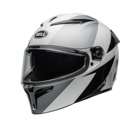 Мото каска BELL Lithium Mips - Shear Gloss Gray/White