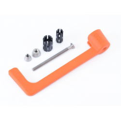 Протектори за кормило R&G RACING Moulded Lever Guard - Orange Yamaha MT-09 21-23