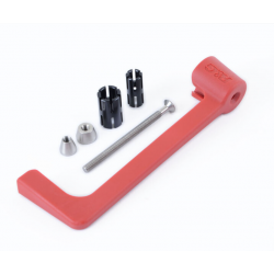 Протектори за кормило R&G RACING Moulded Lever Guard - RED Kawasaki Ninja ZX-10R/RR 21-25