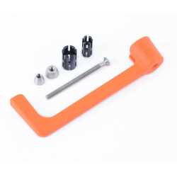 Протектори за кормило R&G RACING Moulded Lever Guard - Orange Triumph Speed Triple 1200 RS 2025