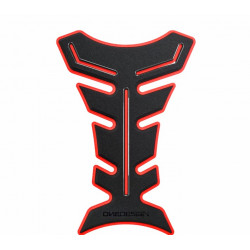 Протектор за резервоар MEDIO BLACK - RED